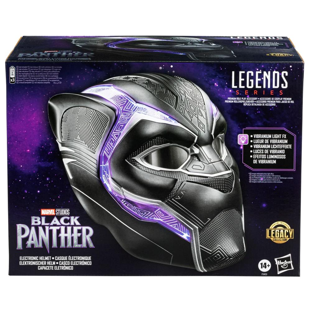 Foto 4 pulgar | Marvel Legends Classic: Black Panther - Black Panther Casco Electronico Premium