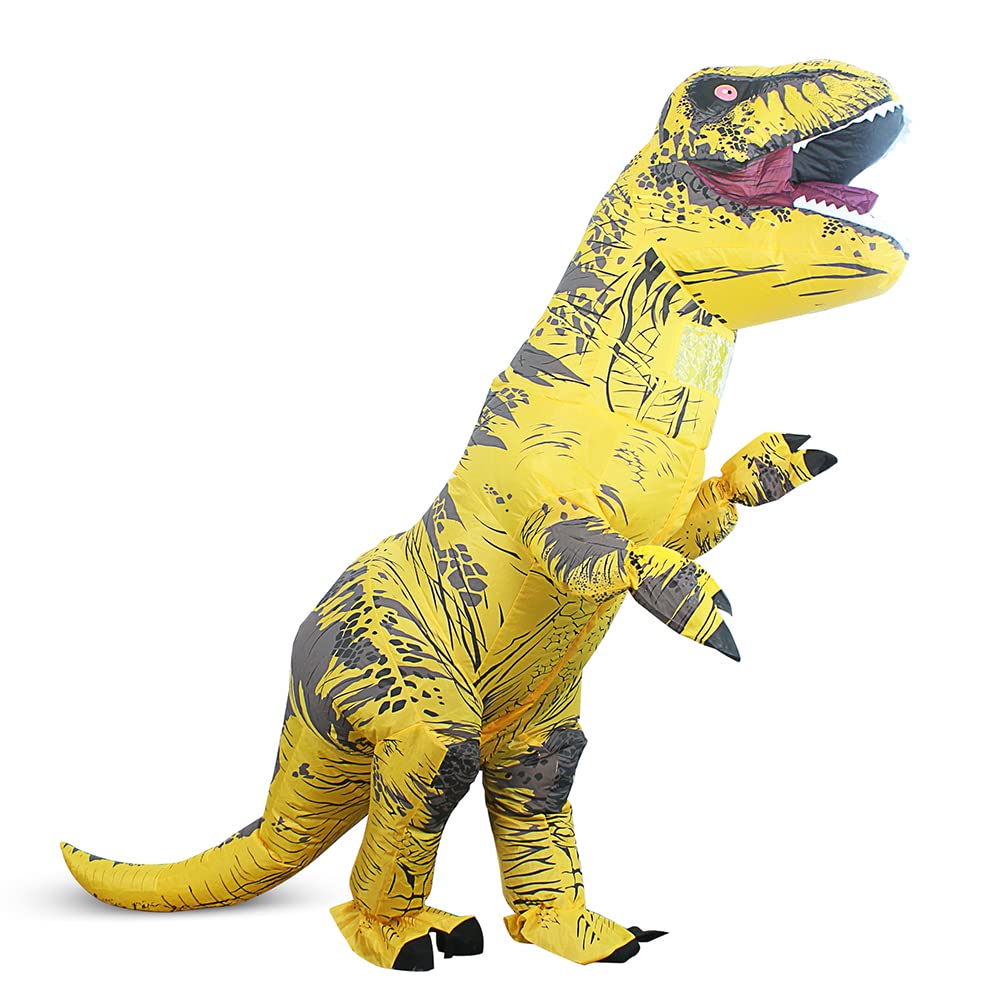 Foto 2 pulgar | Venta Internacional-Disfraz Inflable de Dinosaurio T-Rex color Amarillo