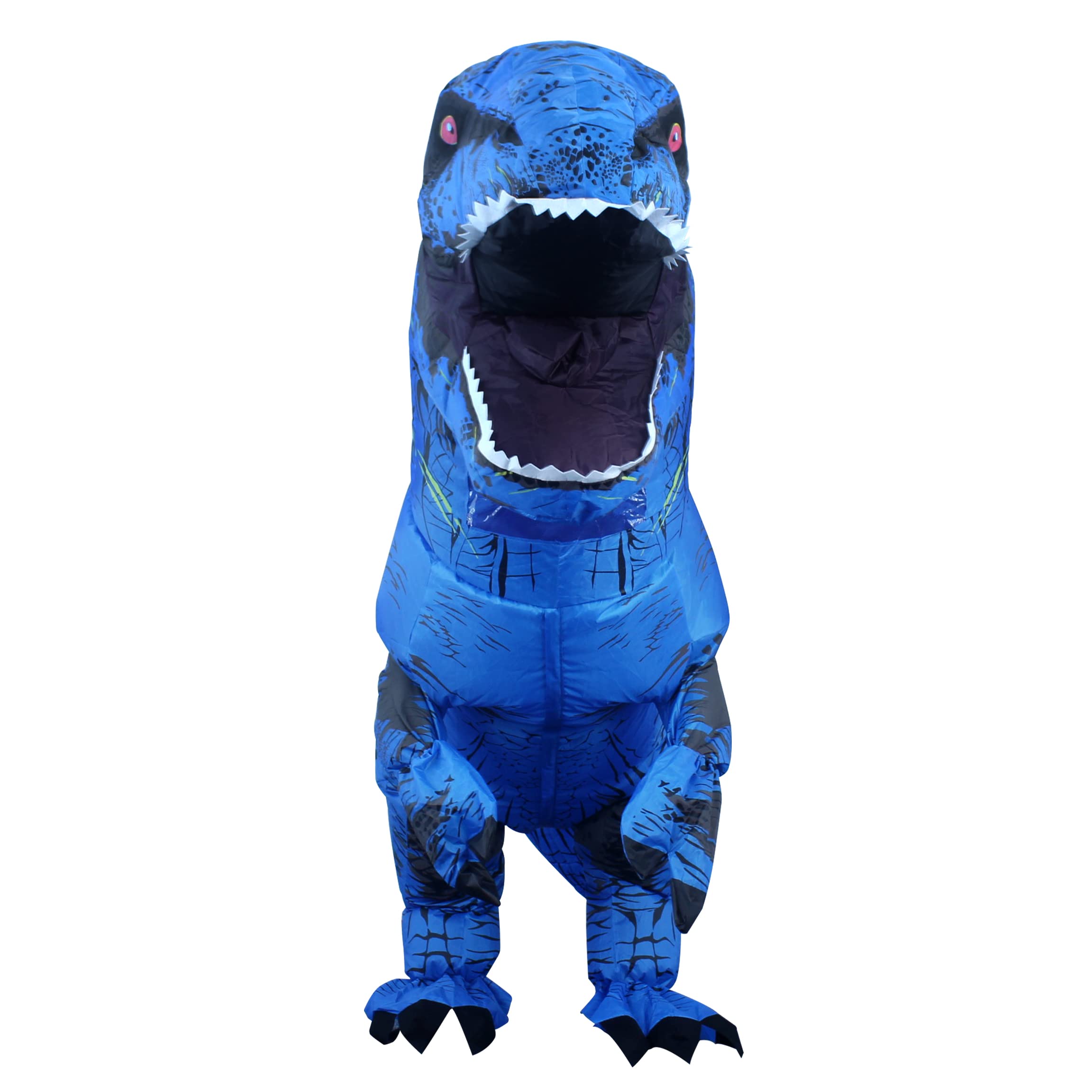 Venta Internacional-Disfraz de Dinosaurio T-Rex Azul