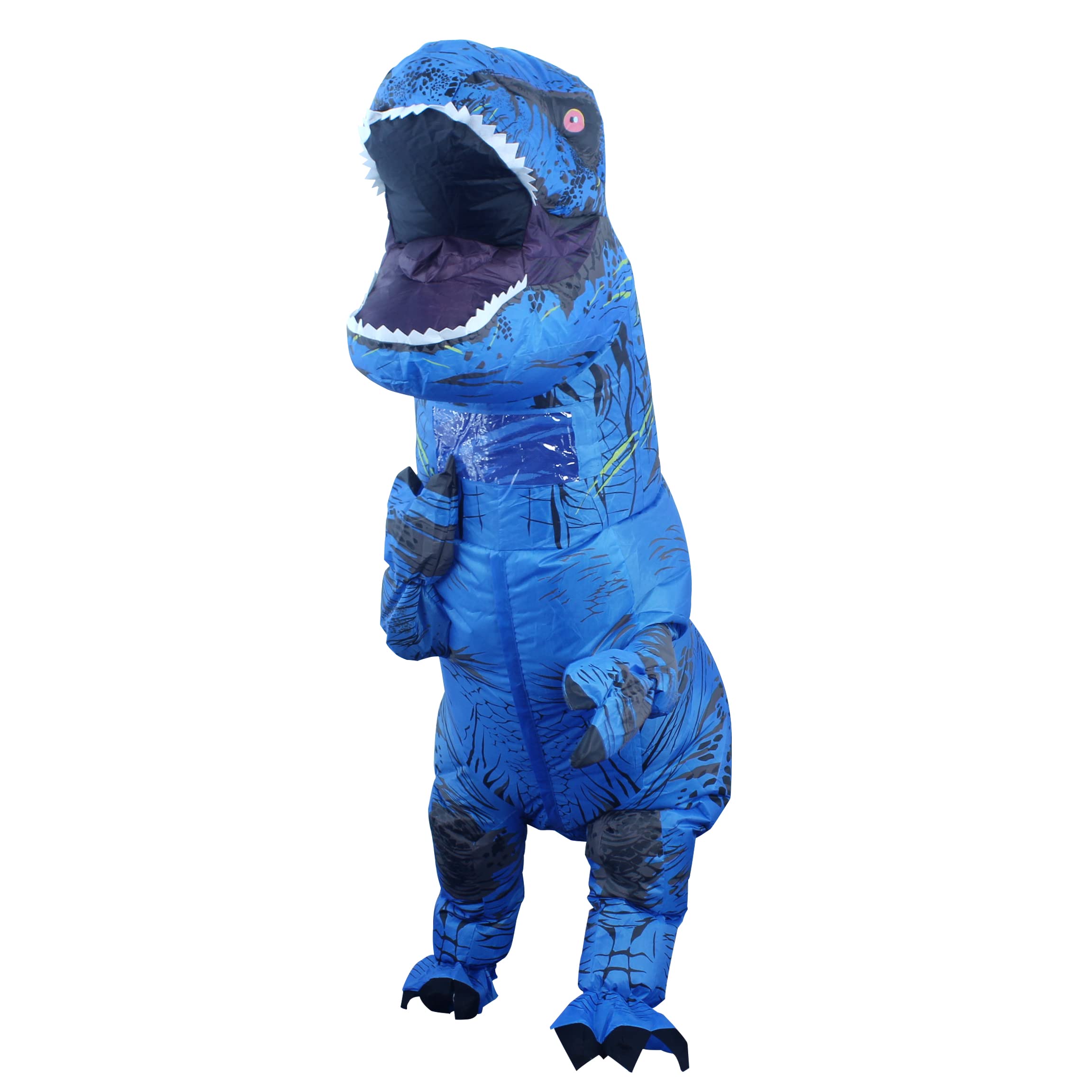 Foto 3 pulgar | Venta Internacional-Disfraz de Dinosaurio T-Rex Azul