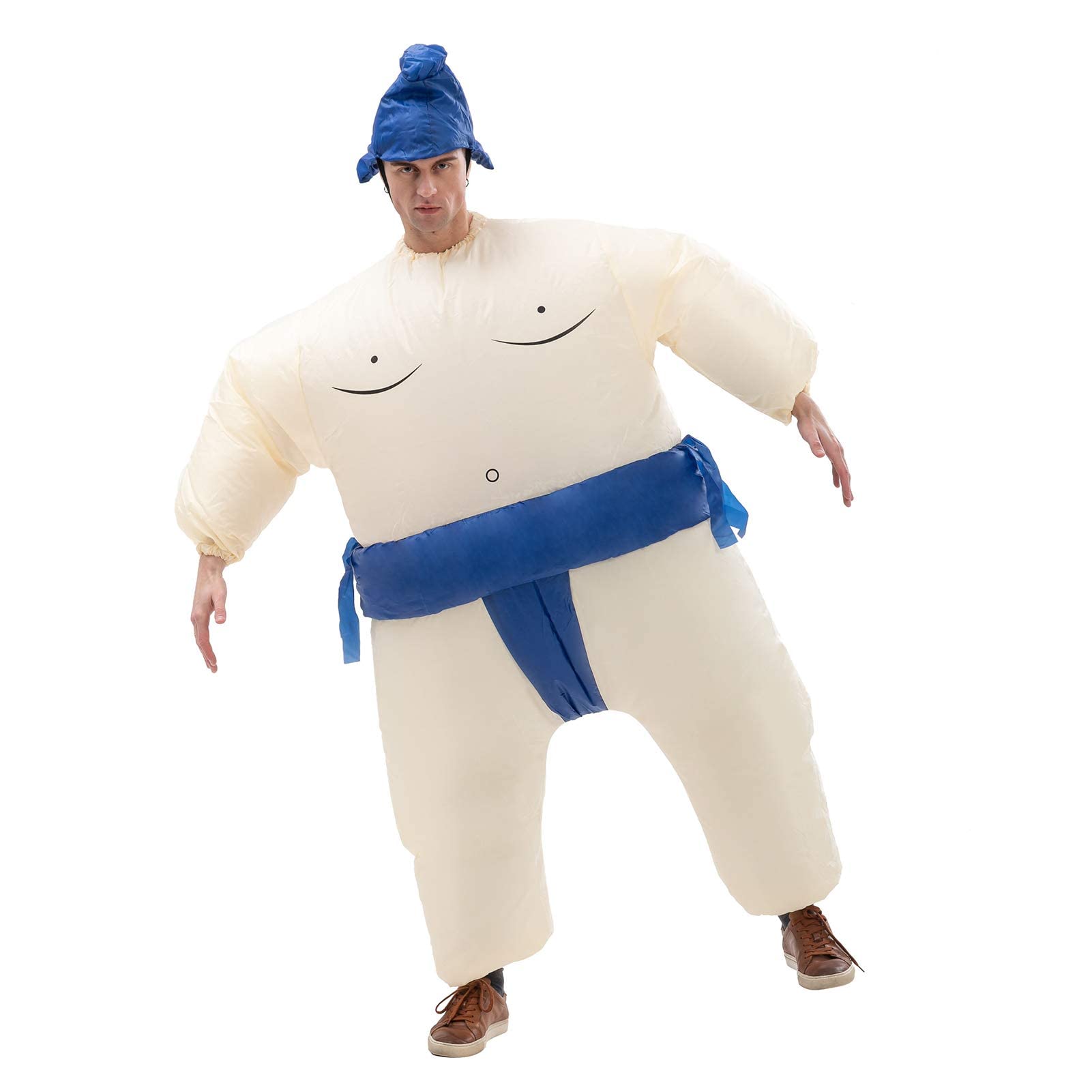 Venta Internacional- Disfraz Inflable Luchador de Sumo Azul