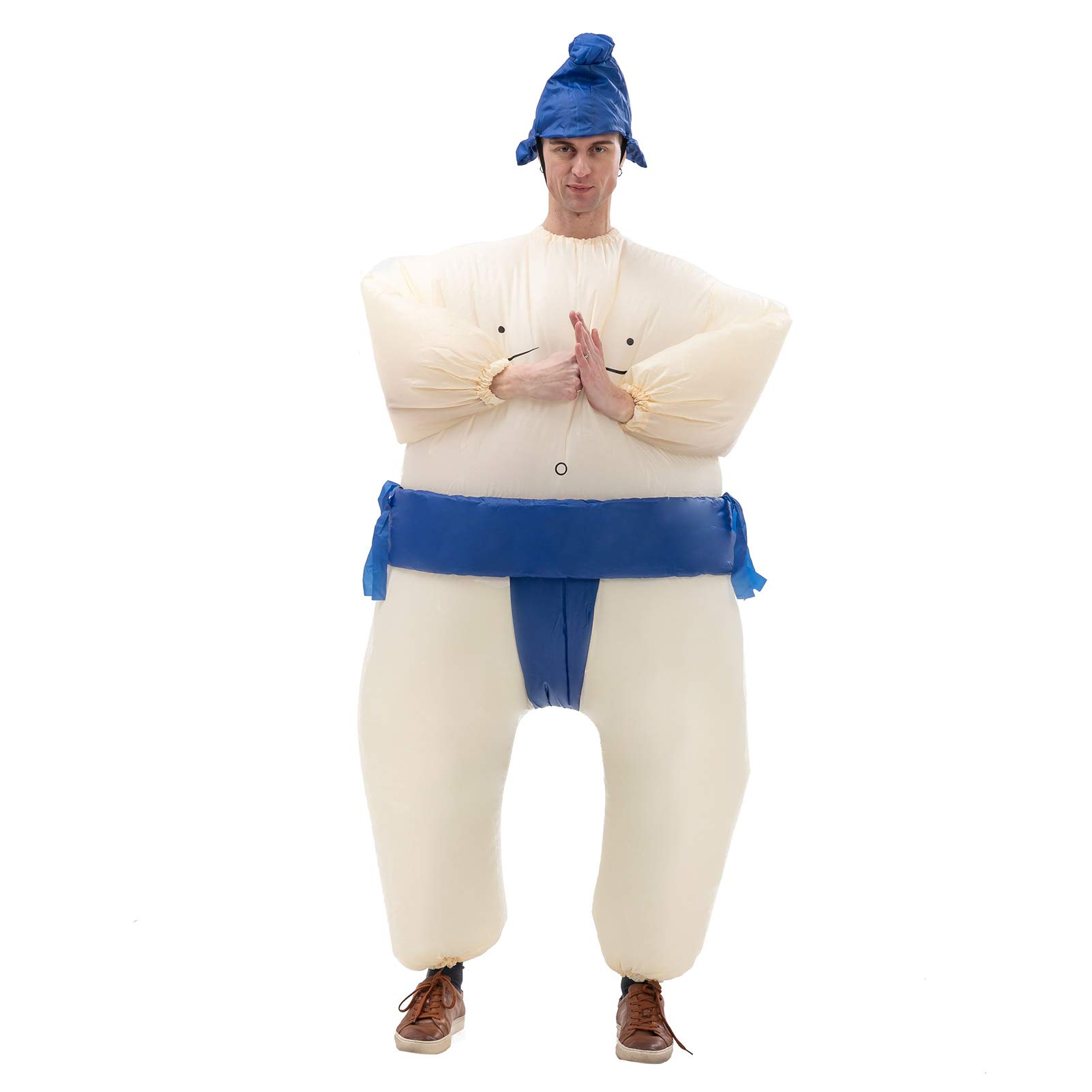 Foto 5 pulgar | Venta Internacional- Disfraz Inflable Luchador de Sumo Azul