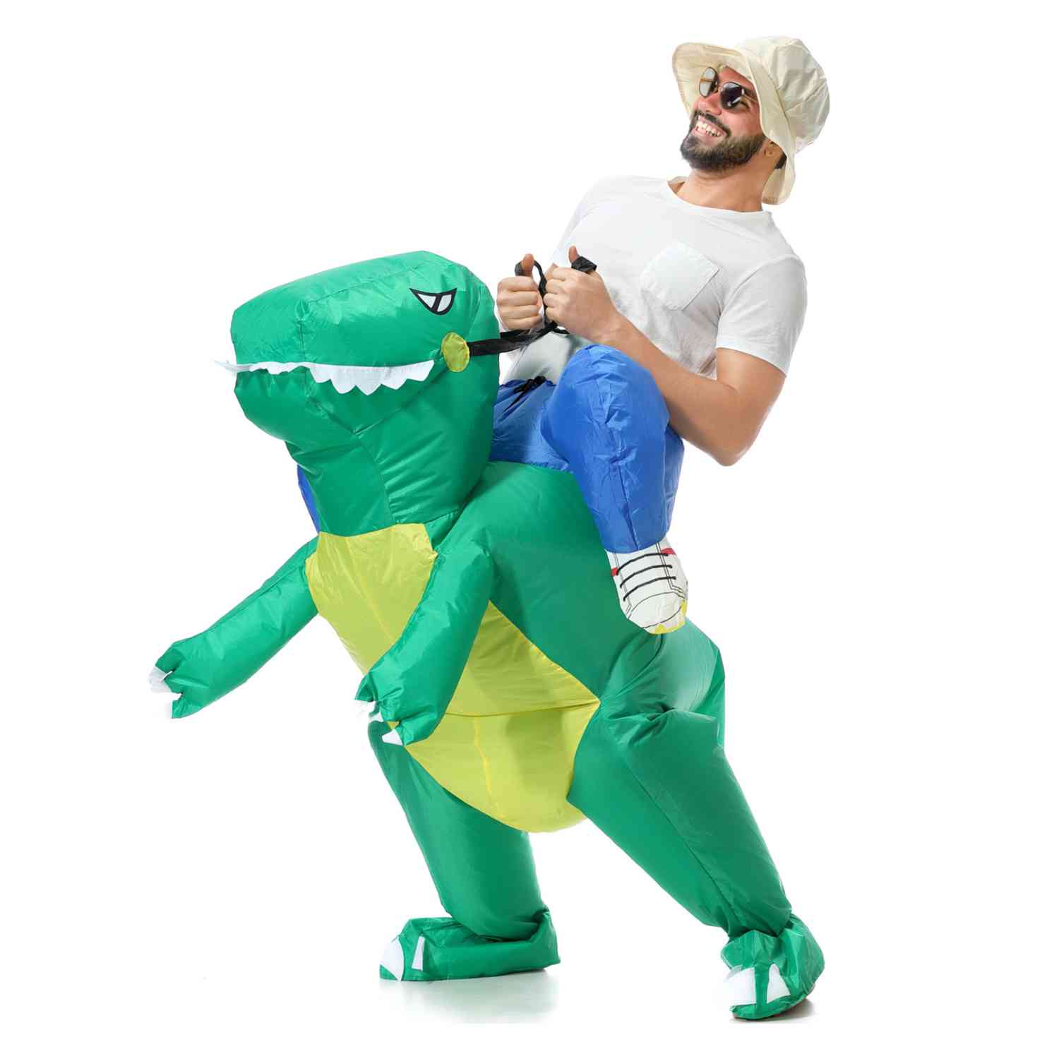 Disfraz Inflable Rack & Pack de Dinosaurio