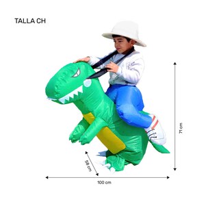 Foto 6 | Disfraz Inflable Rack & Pack de Dinosaurio