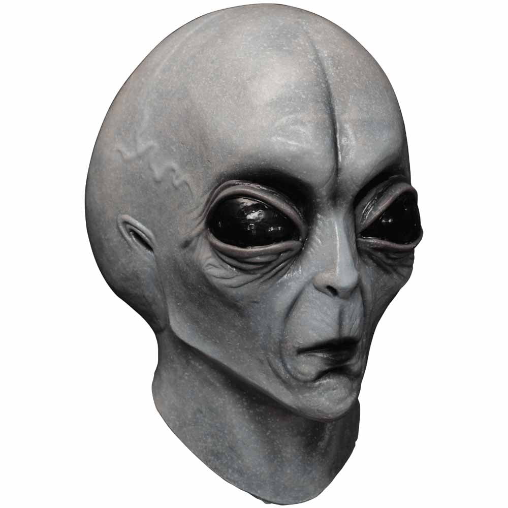 Máscara De Alien Area 51 Disfraz Halloween Marciano Extraterrestre