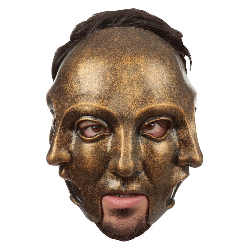 Foto 2 pulgar | Máscara 3 Faces Gold Mask Ghoulish Productions Halloween