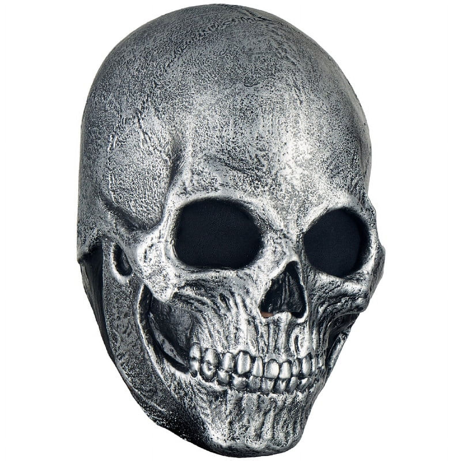 Máscara Skull Silver Ghoulish Productions Halloween