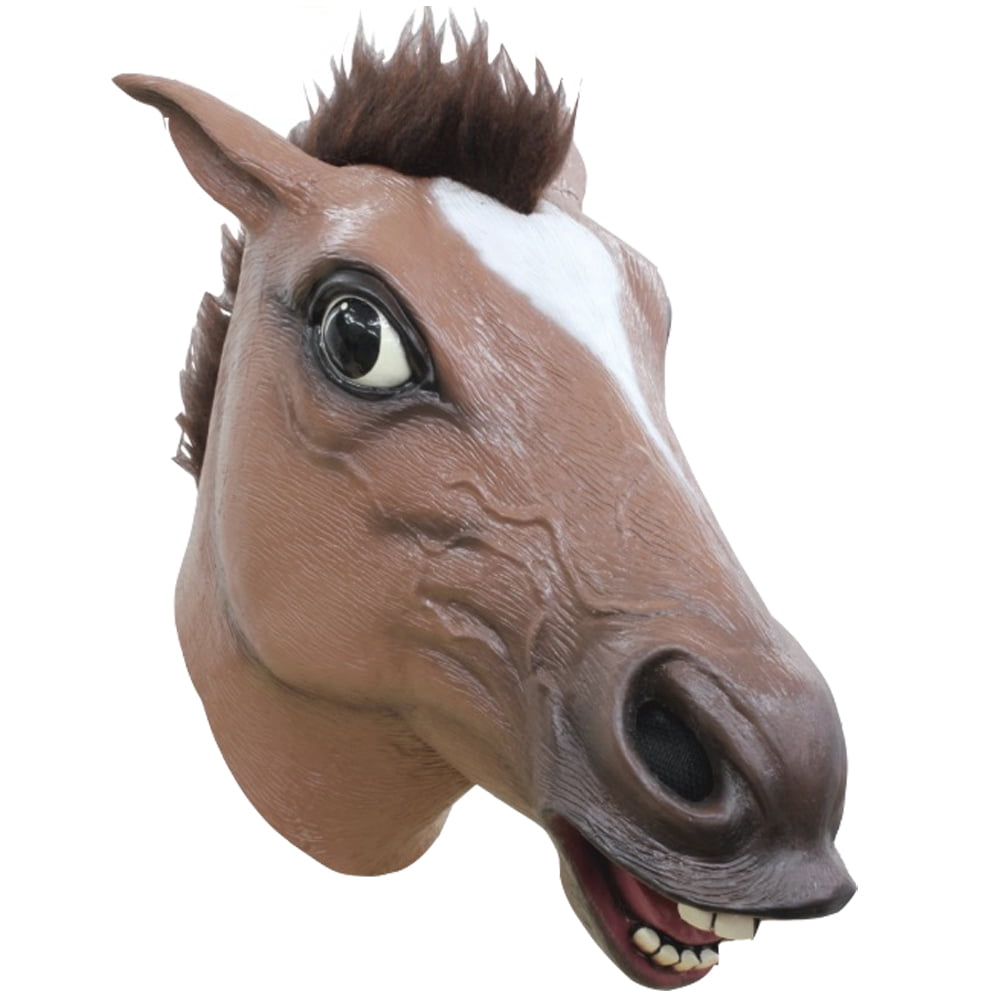 Foto 2 pulgar | Horse Brown Mask