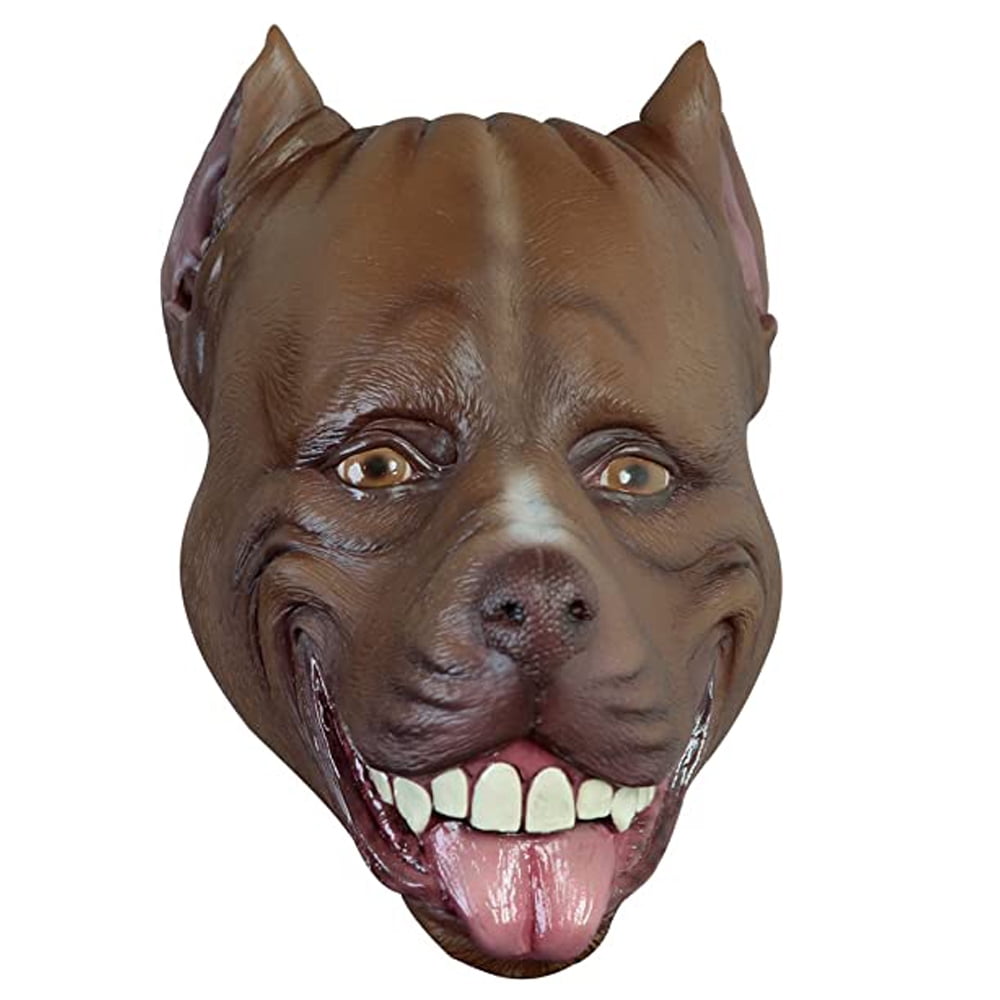 Máscara de Pitbull de Látex para Disfraz