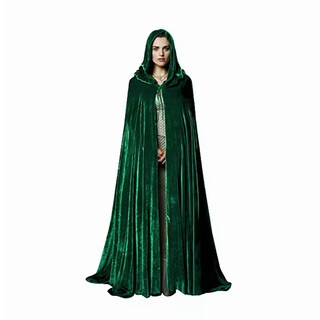 Foto 2 | Disfraz Cosplay Capa Con Capucha Capa De Halloween 170 Cm Verde