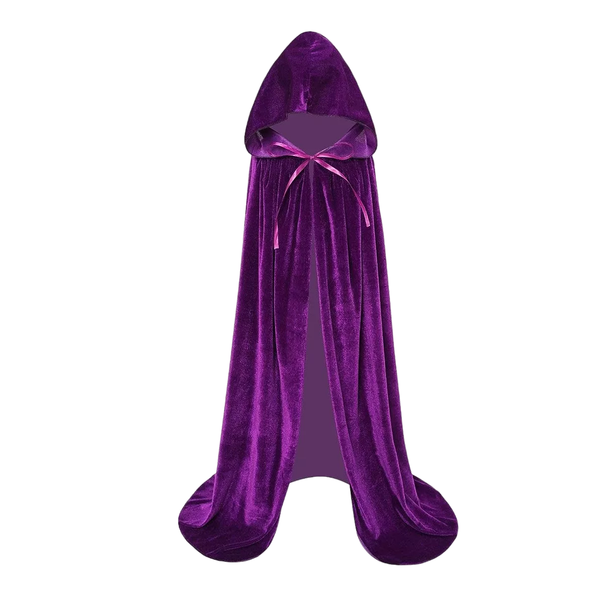 Disfraz Cosplay Capa Con Capucha Capa De Halloween 170 Cm Purpura