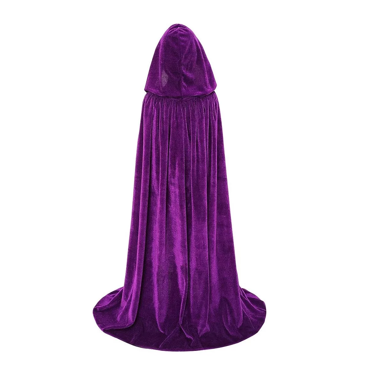 Foto 4 pulgar | Disfraz Cosplay Capa Con Capucha Capa De Halloween 170 Cm Purpura