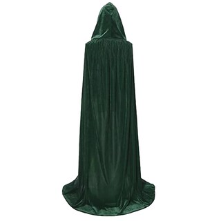 Foto 1 | Disfraz Cosplay Capa Con Capucha Capa De Halloween 170 Cm Verde