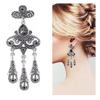 Foto 2 | Accesorios Gatsby Chicago Disfraz Vintage Epoca 1920s Negro