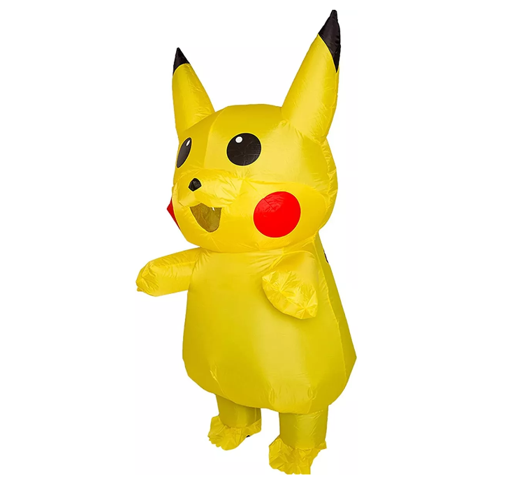 Foto 5 pulgar | Disfraz Inflable Pikachu Adulto Cosplay Halloween