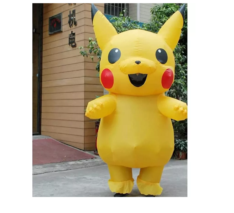 Foto 7 pulgar | Disfraz Inflable Pikachu Adulto Cosplay Halloween