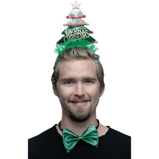 Foto 1 | Diadema De Arbol De Navidad Rev Diseño Navideño Color Verde Para Navidad