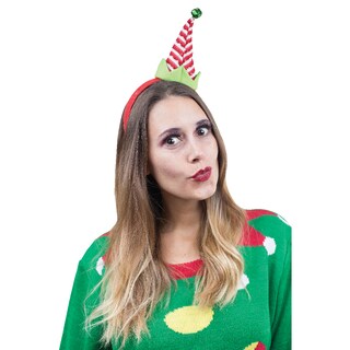 Foto 1 | Diadema De Duende Rev Diseño Navideño Color Rojo Para Navidad
