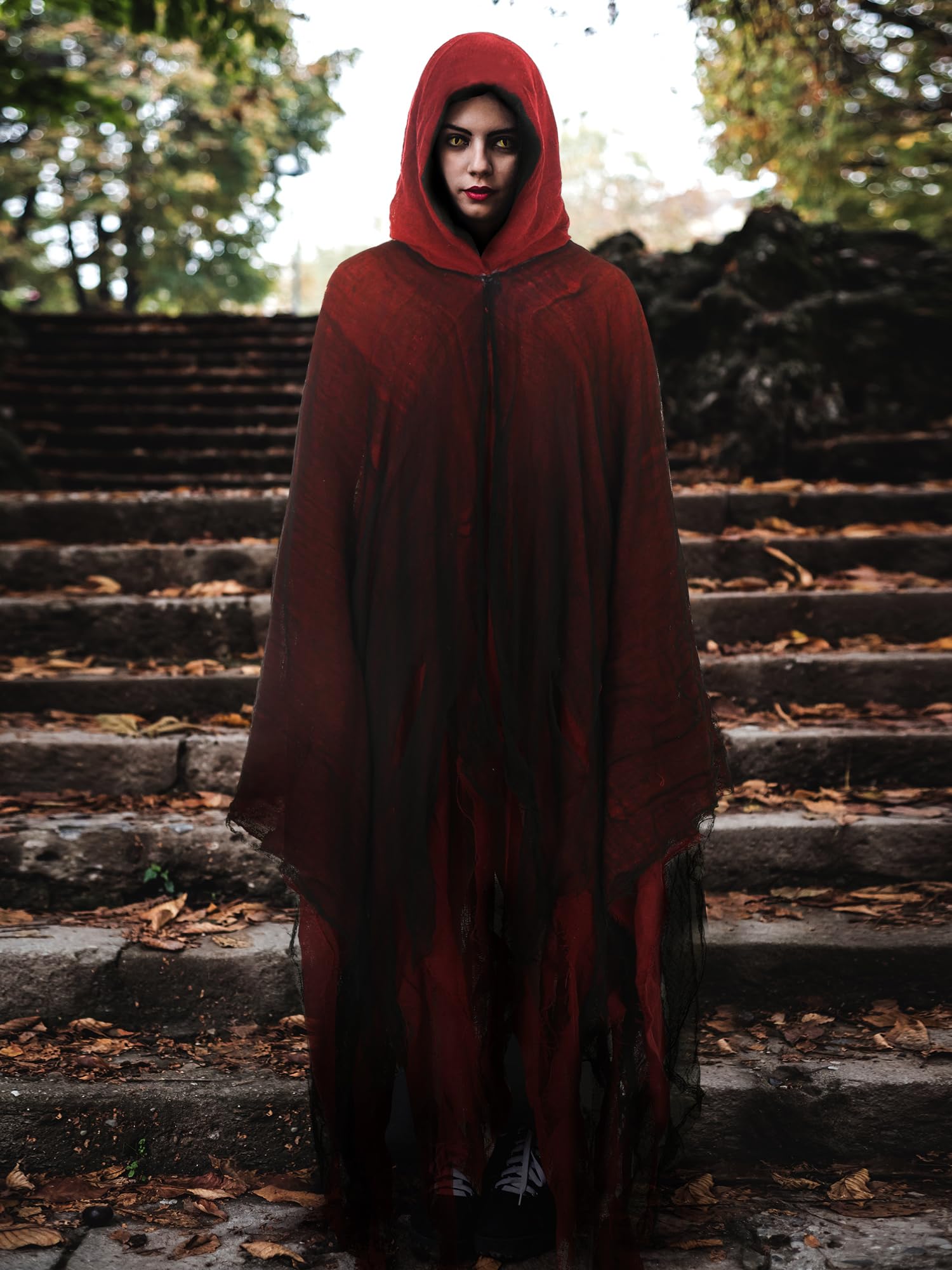 Foto 4 | Capa Medieval Geyoga de Halloween Lino Tamaño Mediano - Venta Internacional