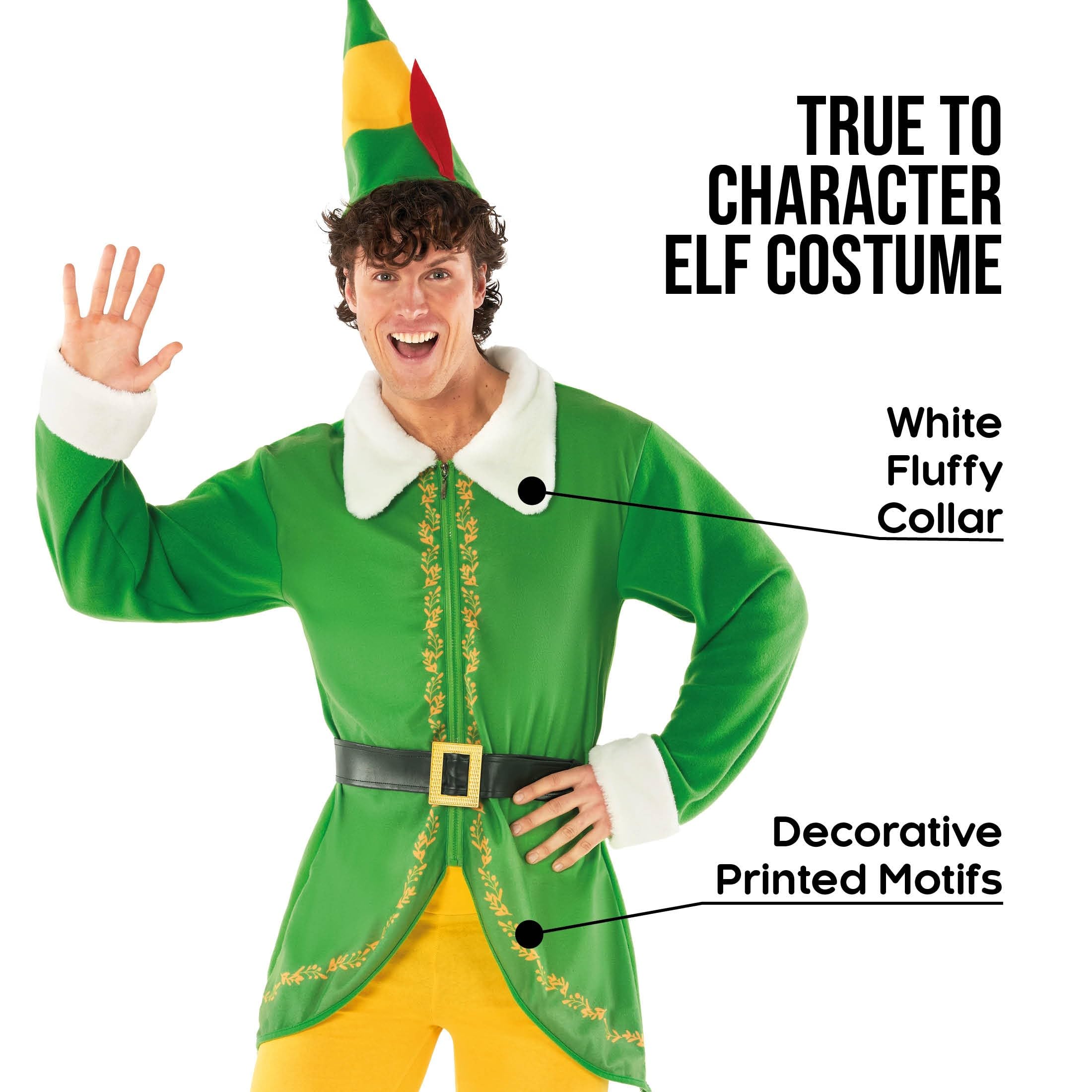 Foto 4 pulgar | Disfraz De Elfo Navideño Morph Elf Para Hombre, Tamaño 2xl, Color Verde - Venta Internacional.