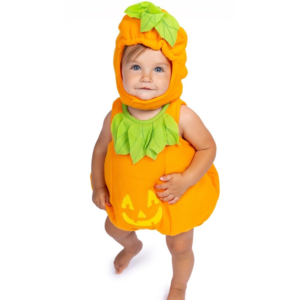 Foto 3 pulgar | Disfraz Dress Up America Baby Pumpkin Halloween Para Niños Pequeños - Venta Internacional.