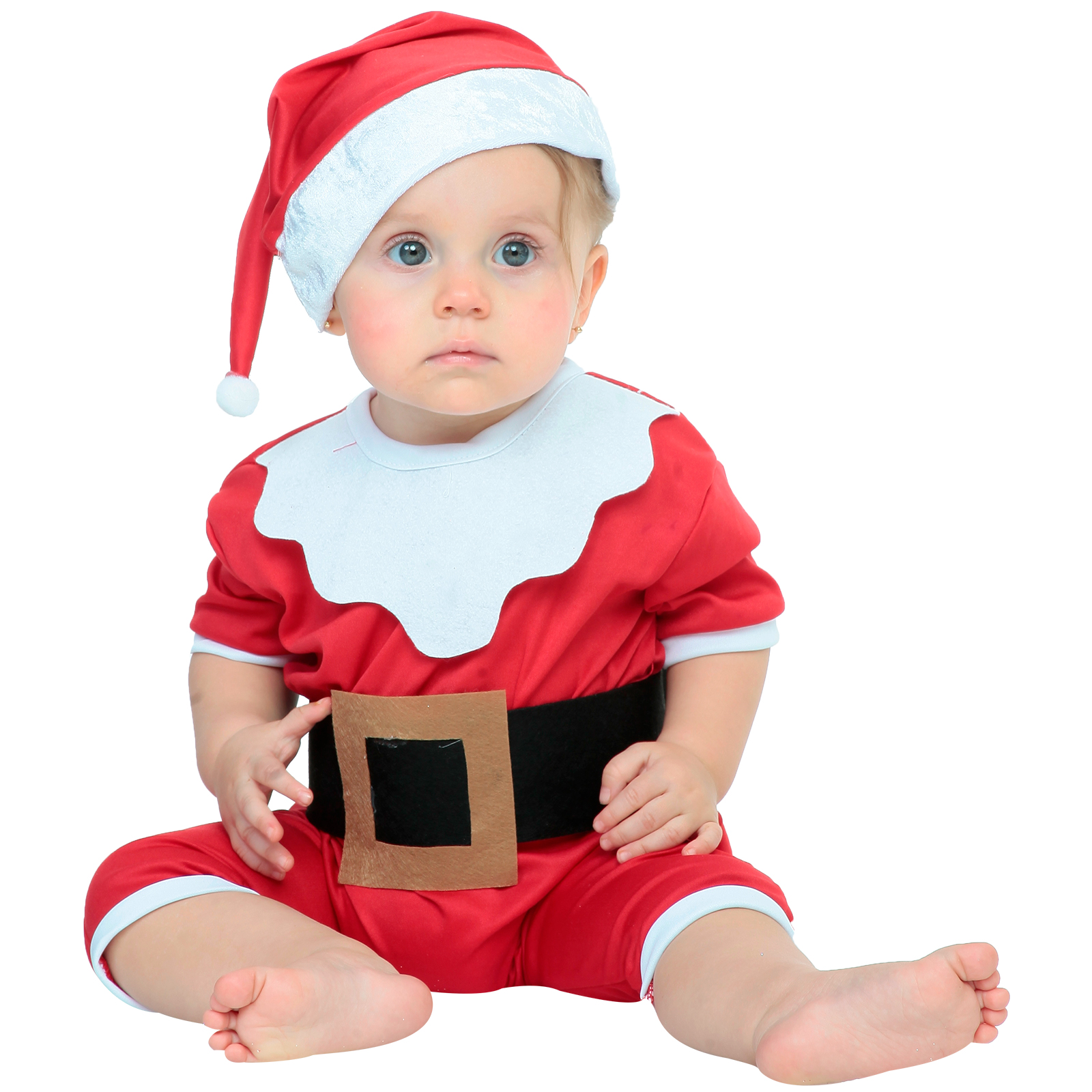 Traje De Bebé Santa Claus Rev Disfraz De Santa Navidad Para Bebé Color Rojo