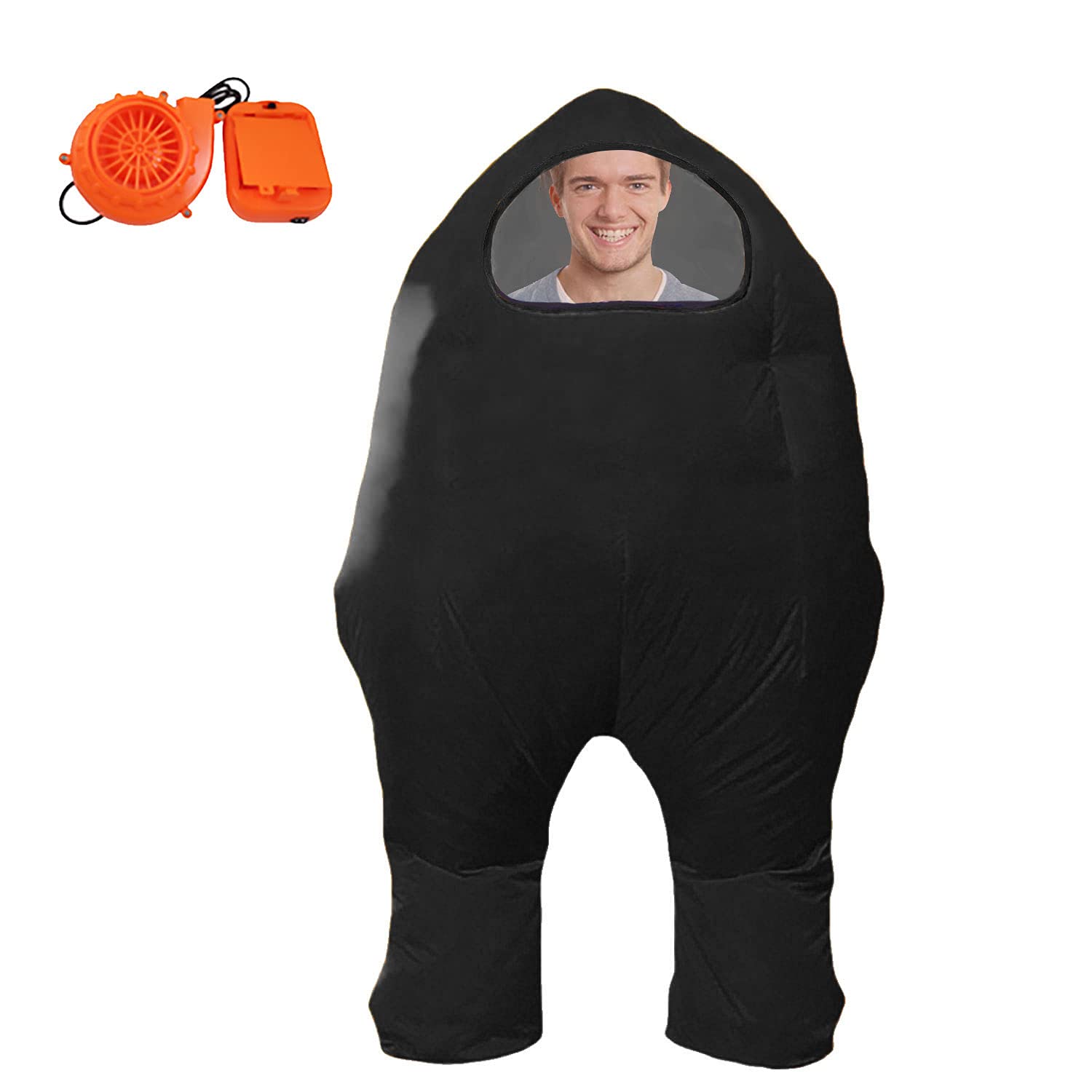 Foto 2 pulgar | Venta Internacional- Disfraz Inflable de Astronauta para Halloween Cosplay Negro