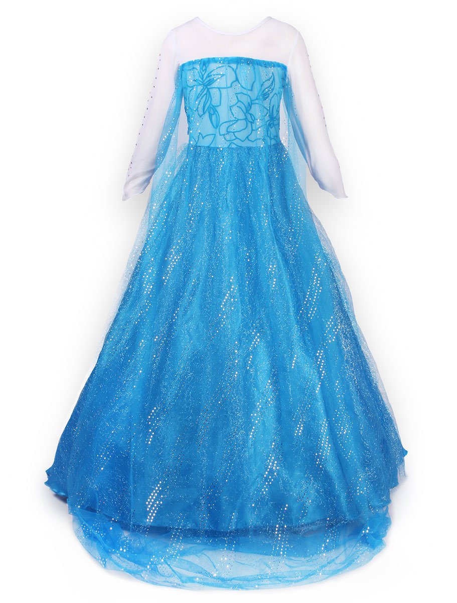 Venta Internacional-Disfraz Elsa Frozen color Azul para Niña