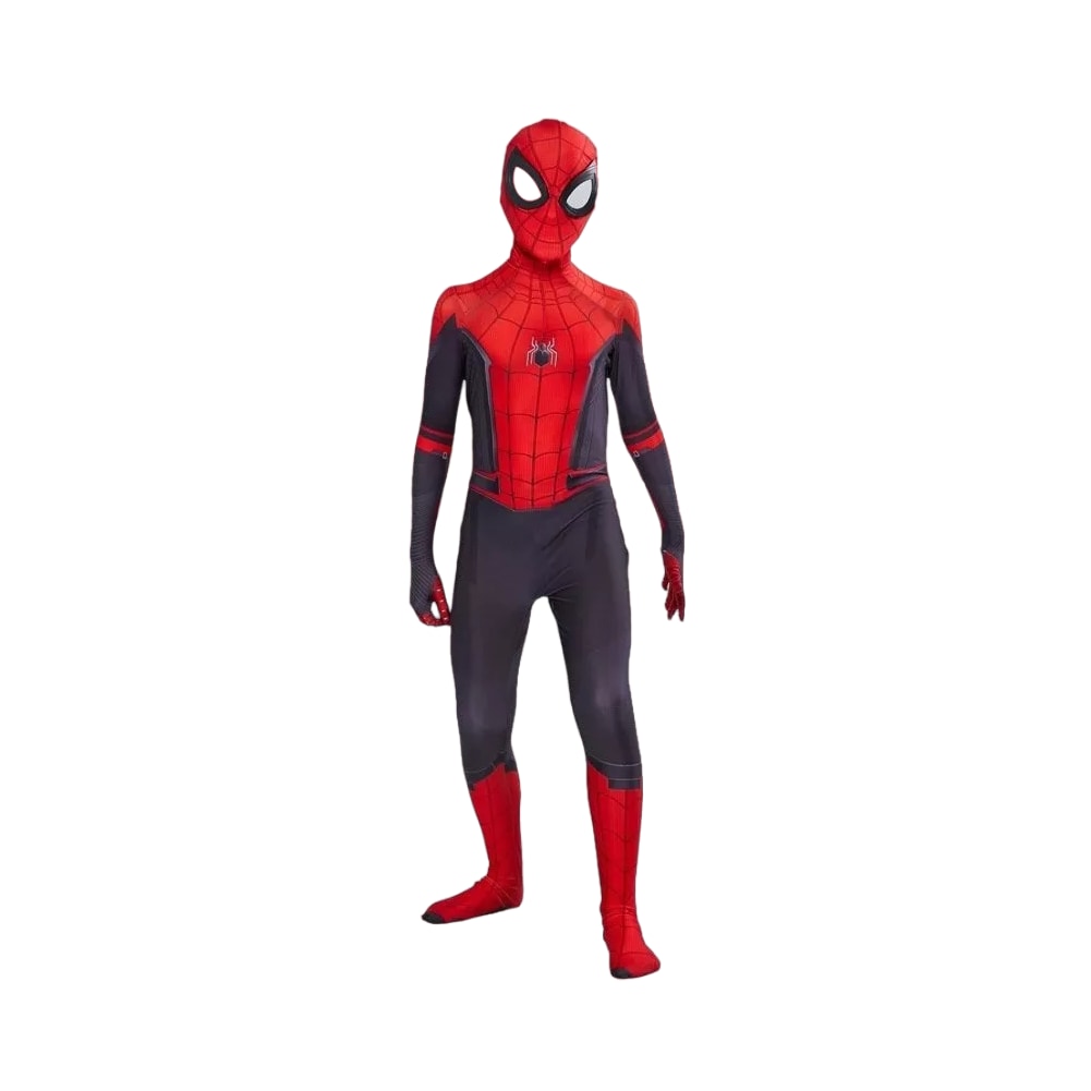 Spiderman Disfraz Niños Cosplay + Lanzador De Seda Araña $559