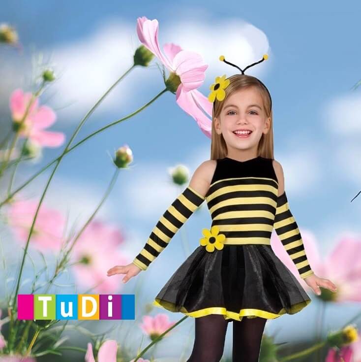 Foto 2 | Disfraz De Abeja - Disfraces Abejita Con Alas - Traje De La Primavera De Abejas Con Falda - Disfraz Festival De La P
