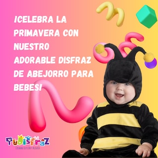 Foto 3 | Disfraz De Abejorro - Disfraces Para Bebés, Niñas Y Niños - Disfraz De La Abeja - Traje De Bebé - Disfraz Festiv