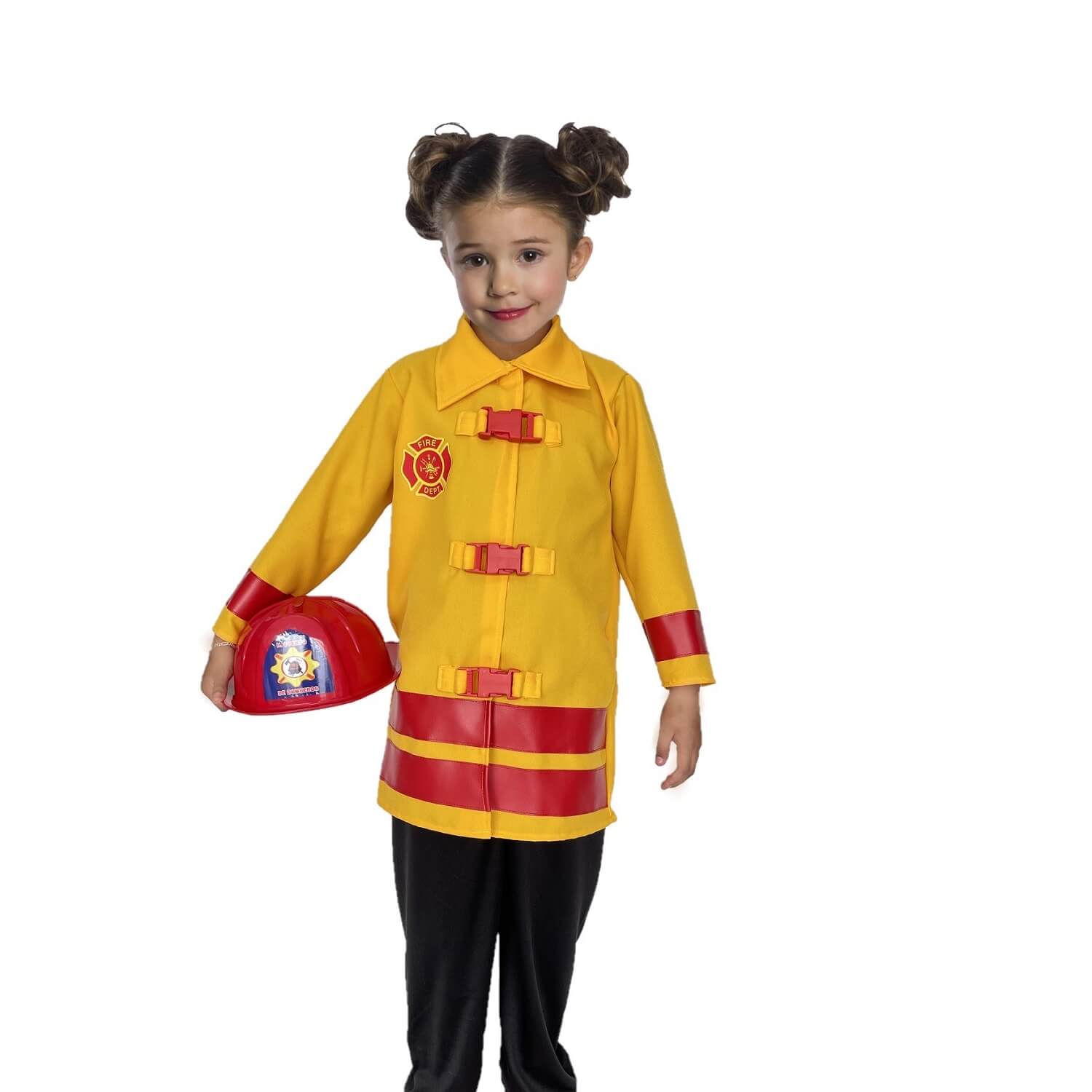 Traje de Bombero con Casco para Niñas y Niños