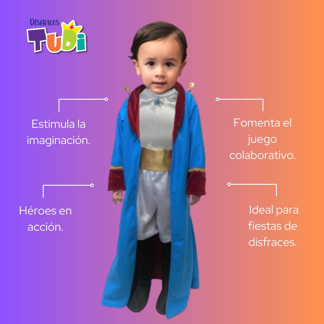 Foto 5 pulgar | Disfraz Principito Traje de Rey para Bebés y Niños