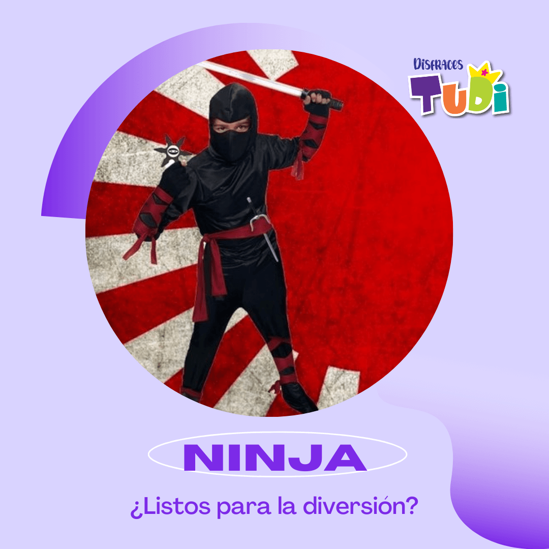 Foto 4 pulgar | Traje de Ninja Nocturno para Niño