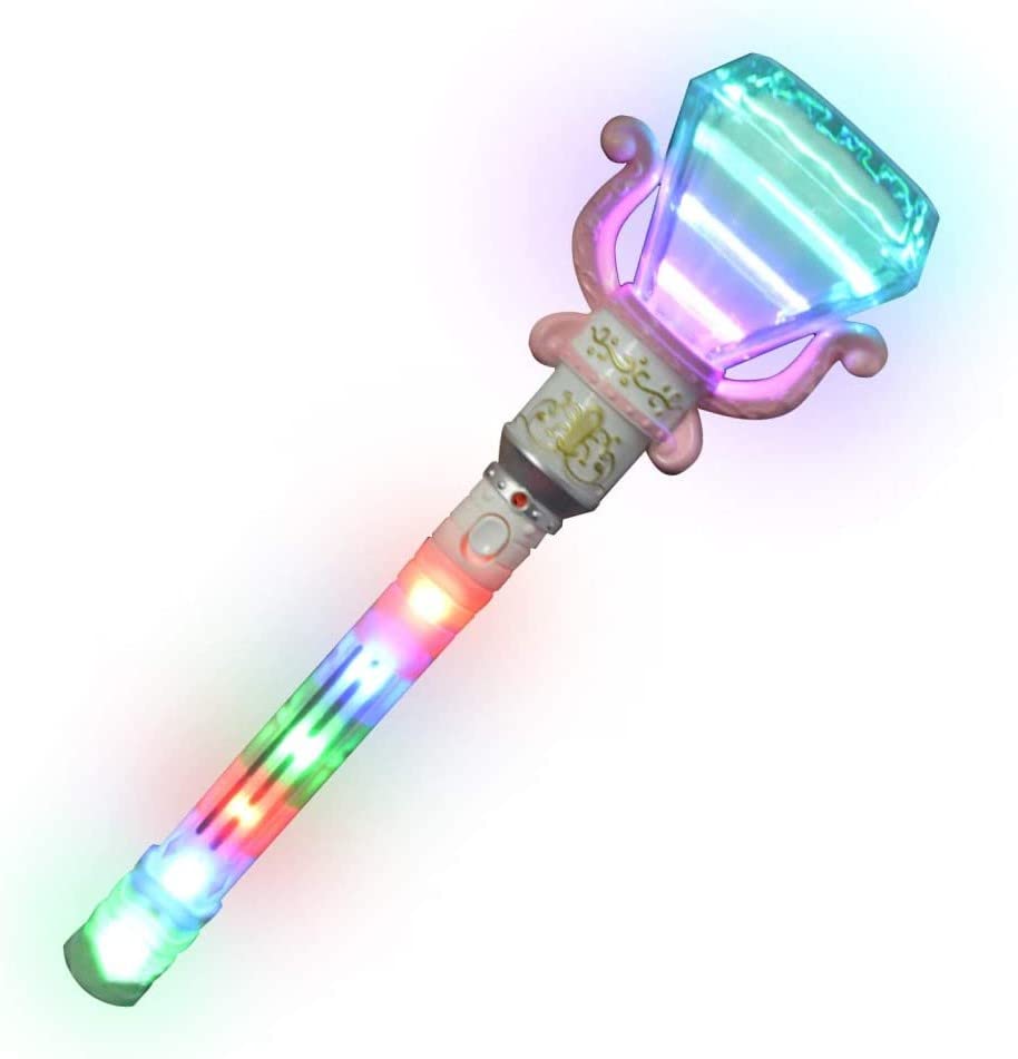 Varita de Diamante Giratoria Multicolor con LED De Toy Artcreativity - Venta Internacional