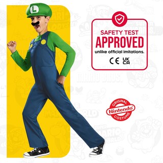 Foto 5 | Disfraz Luigi Disguise Clasico para Niños Talla Mediana - Venta Internacional