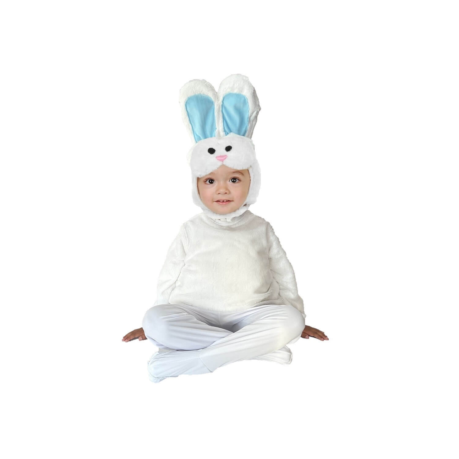 Foto 2 pulgar | Disfraz de Conejo de Pascua con Orejitas Blanco
