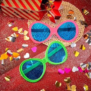 Foto 7 | Gafas de Sol Jumbo Flutesan para Adultos y Niños Rosa y Verde - Venta Internacional