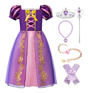 Foto 1 | Disfraz de Princesa Morado con Manga Abullonada para Niñas de Relibeauty - Venta Internacional