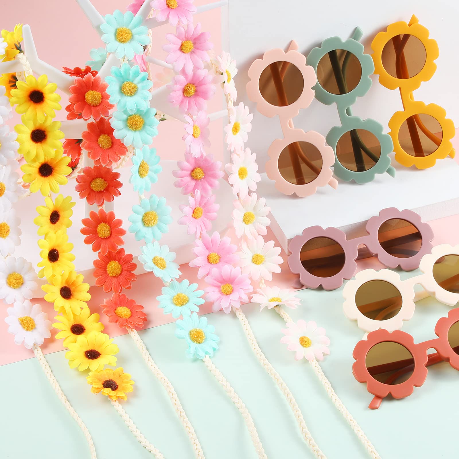 Foto 5 pulgar | Set de Accesorios para Disfraz Coume Groovy Retro Flower Kids - Venta Internacional
