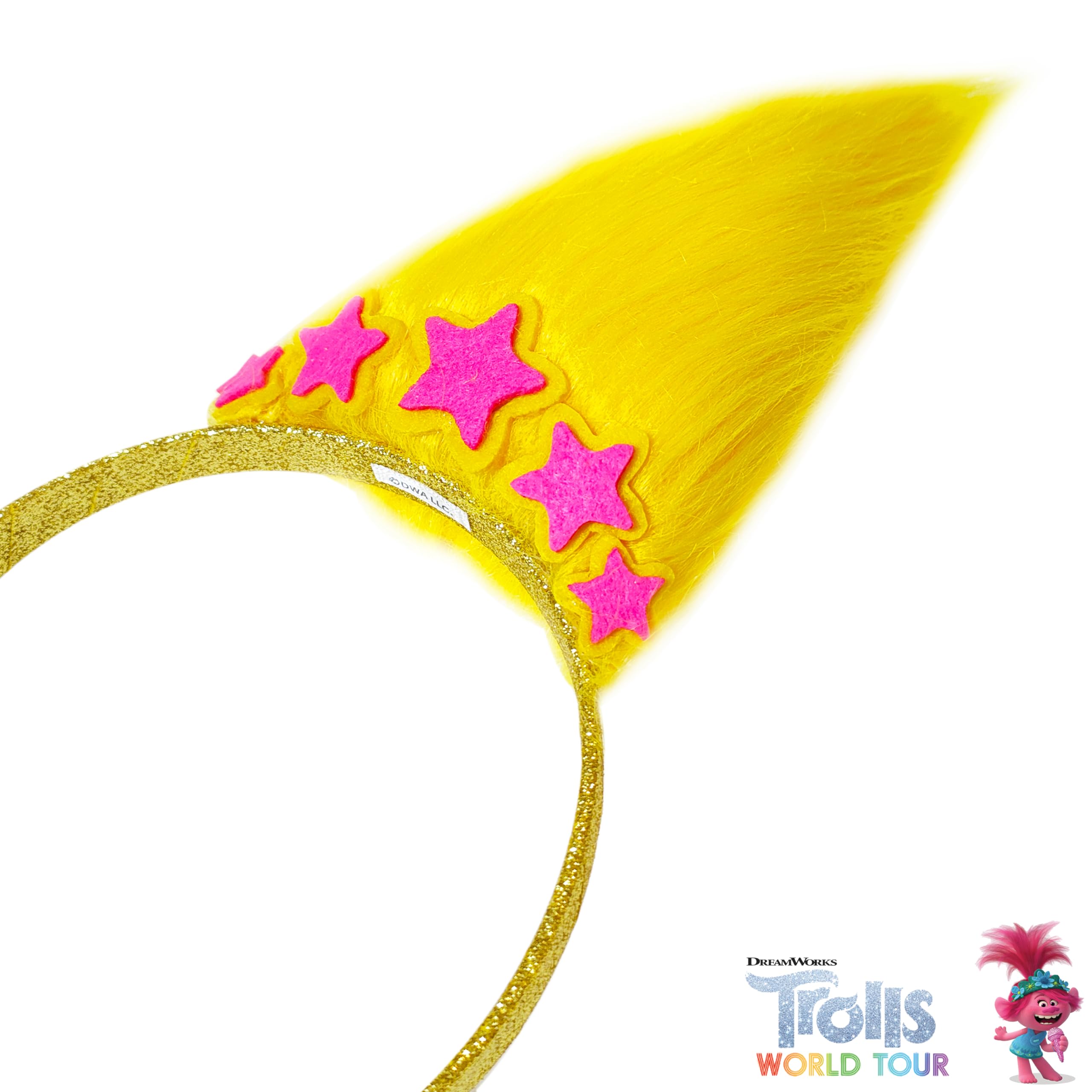 Foto 4 pulgar | Diadema con Peluca Luv Her Trolls World Tour - Venta Internacional