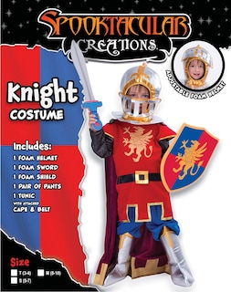Foto 2 | Disfraz de Caballero Medieval Costume Spooktacular Creations para Niños De 5 A 7 Años - Venta Internacional