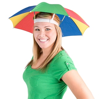 Foto 1 | Sombrero Tipo Paraguas Bedwina Paquete De 2 Colores Arcoíris 50 Cm De Diámetro - Venta Internacional