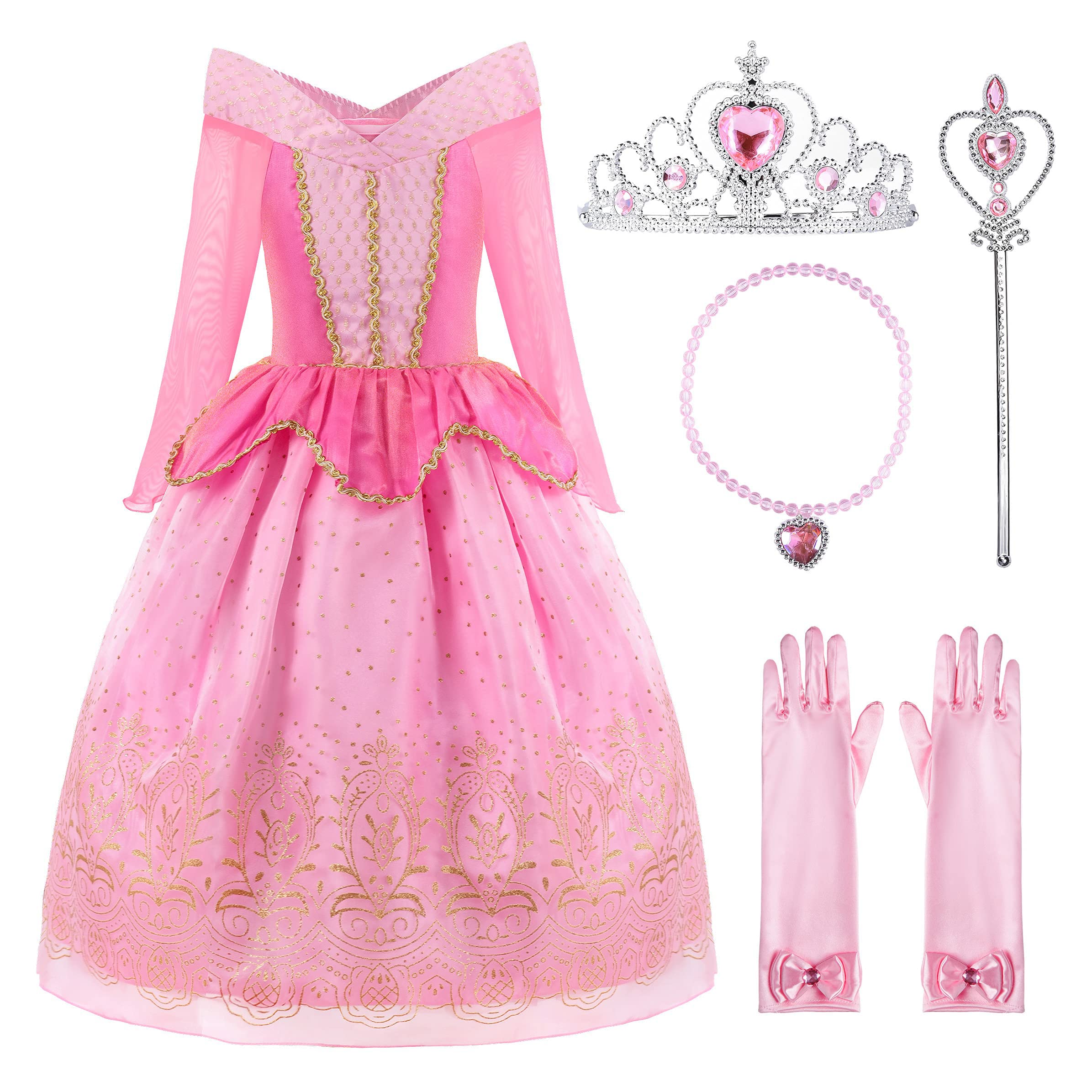 Foto 2 pulgar | Disfraz de Princesa ReliBeauty con Accesorios para Niña-Venta Internacional