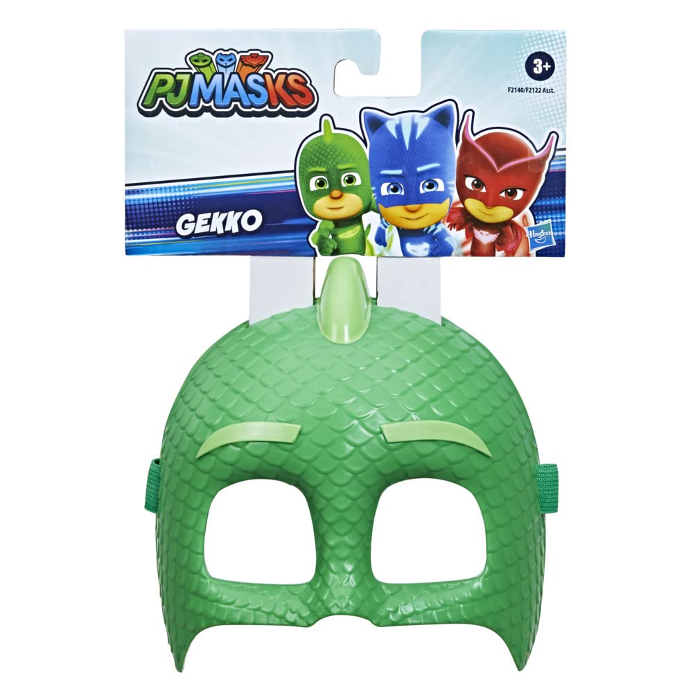 Foto 2 pulgar | Máscara de Disfraz Pj Masks Hero Mask Gekko para Niños Mayores De 3 Años - Venta Internacional