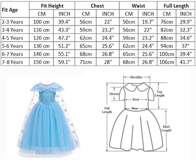 Foto 6 | Disfraz de Princesa Itvti Halloween Azul 5-6 Años para Niña Pequeña - Venta Internacional