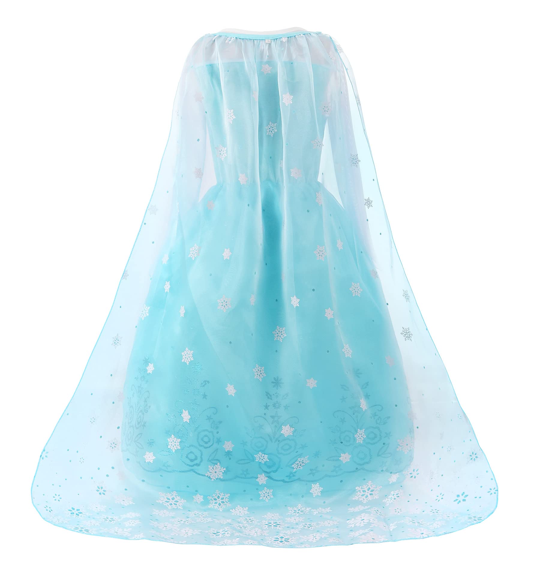 Foto 4 pulgar | Vestido de Princesa con Lentejuelas para Niñas Costume Relibeauty 6 Azul Claro - Venta Internacional