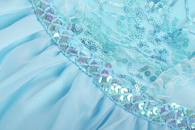 Foto 6 | Vestido de Princesa con Lentejuelas para Niñas Costume Relibeauty 6 Azul Claro - Venta Internacional
