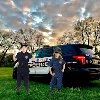 Foto 2 | Disfraz De Policia - Uniforme Infantil Oficios Y Trabajos - Traje Police Patrol - Disfraces De Policías Para niñ