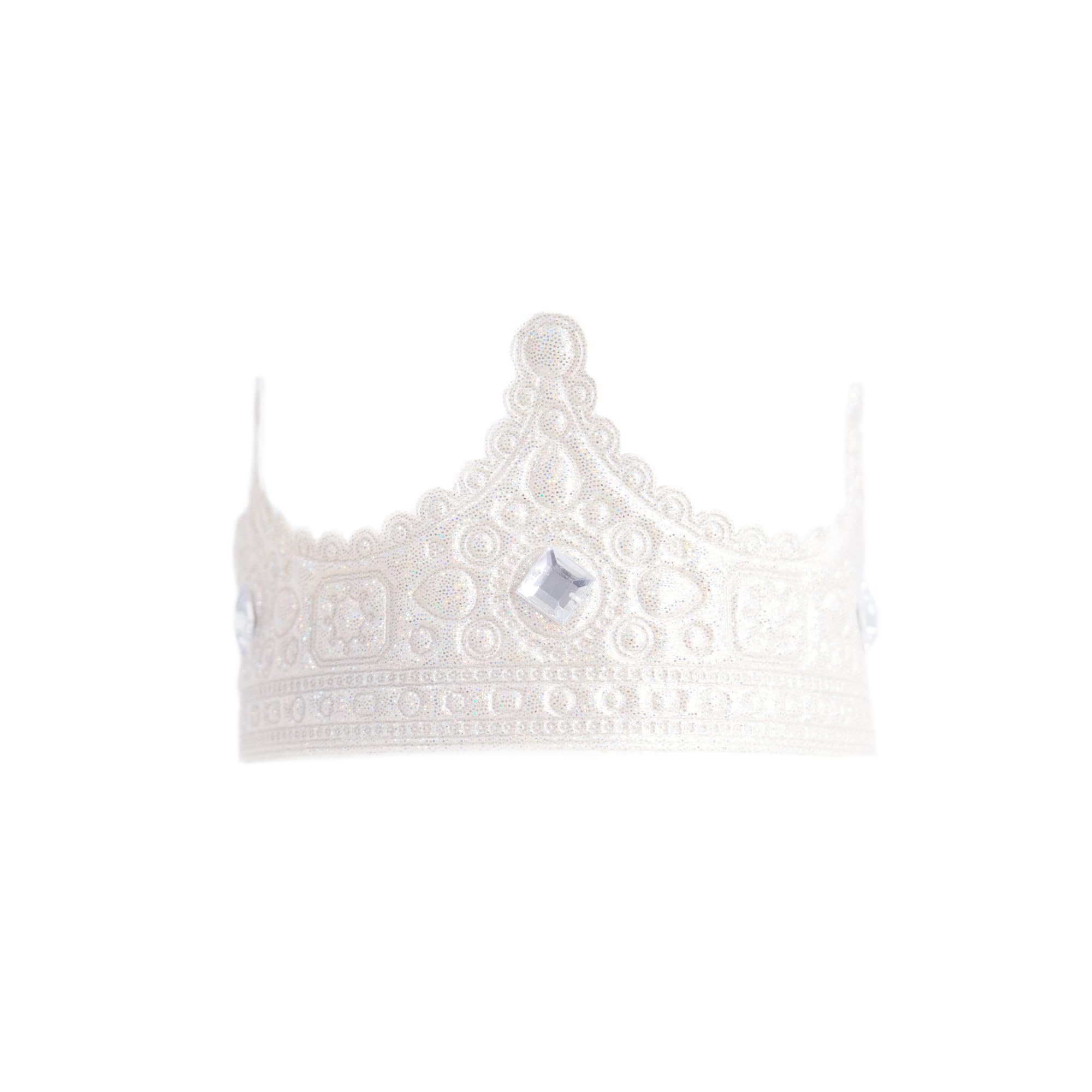 Accesorio De Disfraz Little Adventures Princess Crown Silver - Venta Internacional.